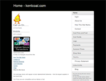 Tablet Screenshot of kentcoal.com